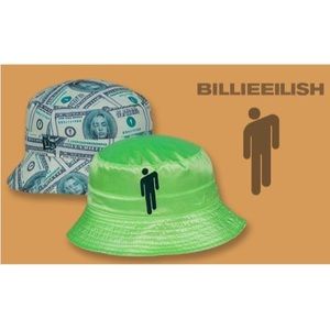 RARE Billie Eilish million dollar bill reversible bucket hat